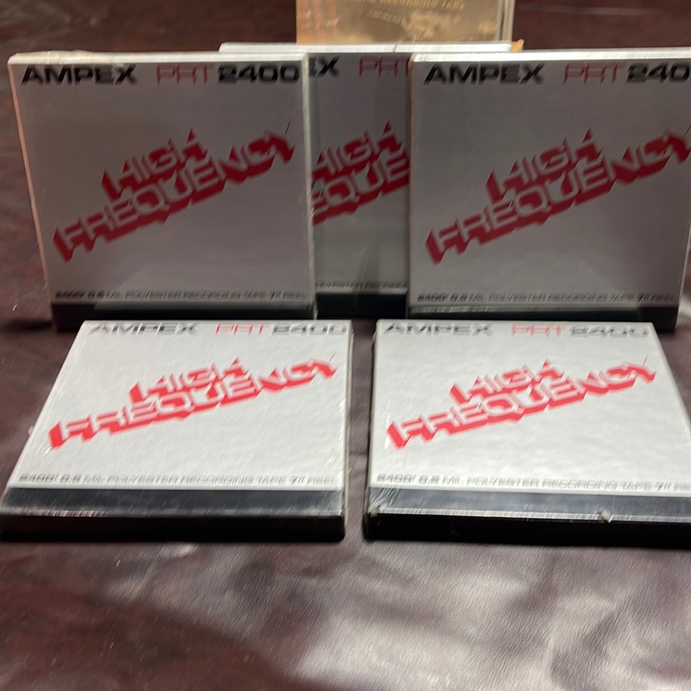 🎶🎞️ Vintage Ampex PRT 2400 Polyester Recording Tape 🎞️🎶